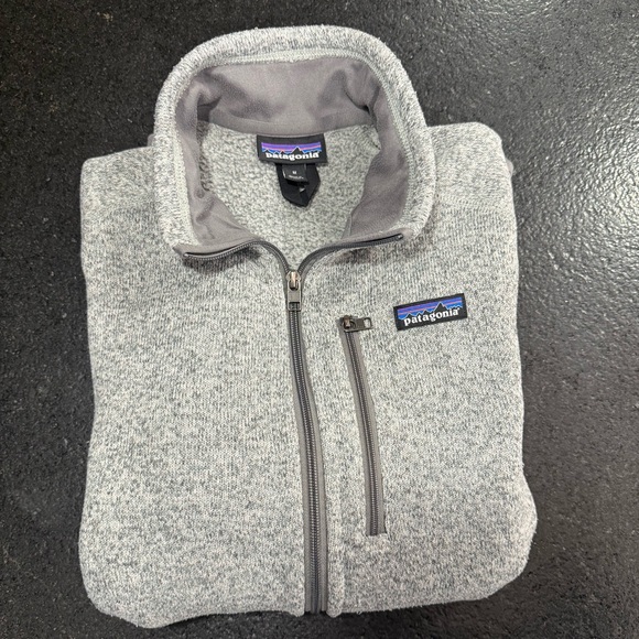 Patagonia Men’s Better Sweater Fleece Jacket – Medium – Gray (Stonewash) - Picture 4 of 16